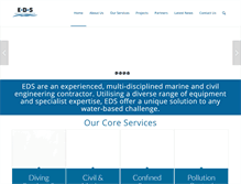 Tablet Screenshot of edwardsdivingservices.co.uk